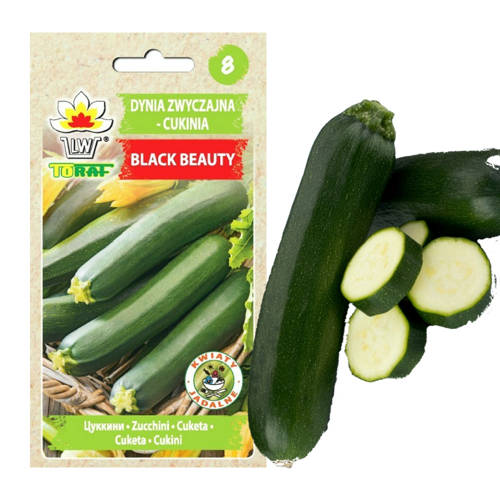Cukinia Zielona Black Beauty - nasiona 5 g - Toraf