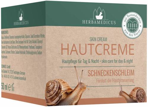 Krem ze śluzem ślimaka 50 ml Hautcreme Schneckenschleim - Herbamedicus
