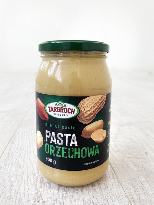 Pasta orzechowa 100% naturalna - masło orzechowe 2x 900 g Targroch Peanut 