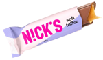 Baton z nadzieniem karmelowym czekolada Bez Cukru 28 g Nick's Soft Toffee