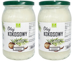 Olej kokosowy rafinowany 2x 900 ml bezzapachowy idealny do smażenia ZESTAW